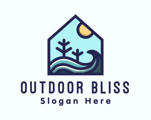 Beach Sea House logo design