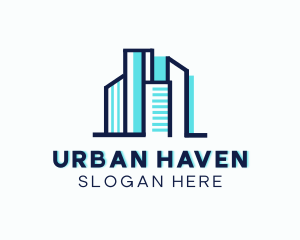 Urban City Construction logo design