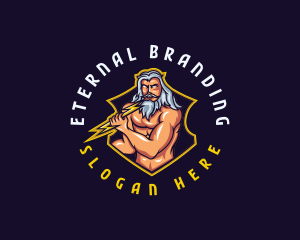 Zeus Greek God logo