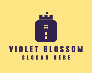 Violet Castle App logo design