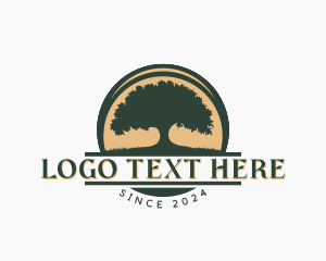 Eco Garden Oak Tree Logo