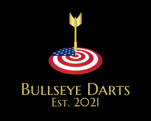 American Dart Target logo design