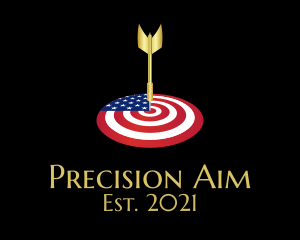 American Dart Target logo design