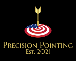 American Dart Target logo design