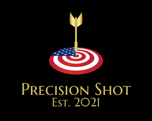 American Dart Target logo design