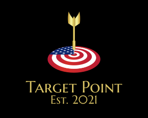 American Dart Target logo design