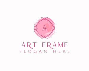 Feminine Watercolor Frame logo
