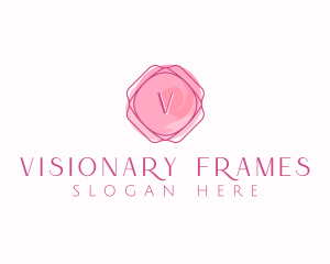 Feminine Watercolor Frame logo design