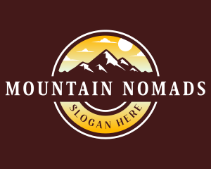 Mountain Travel Camping logo design