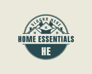 Home Roof Builder logo design