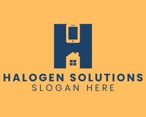 Mobile Home Phone logo design