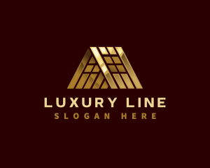 Luxury Roofing House logo design