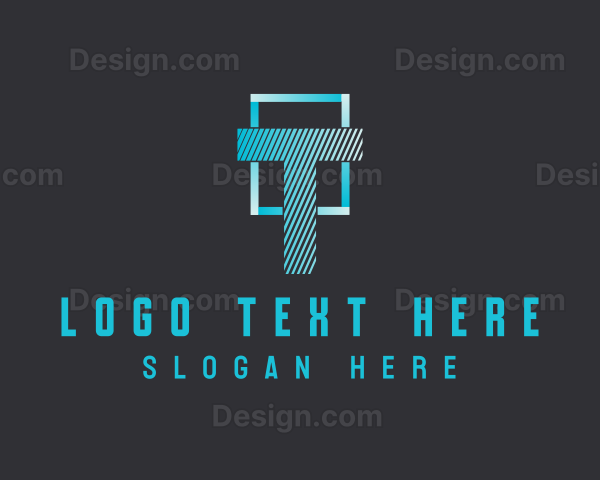 Tech Digital Letter Logo