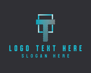 Tech Digital Letter Logo