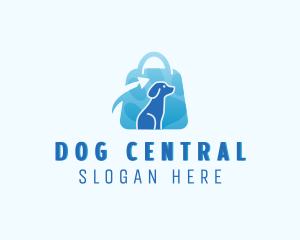 Arrow Dog Shopping logo design