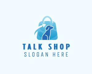 Arrow Dog Shopping logo design