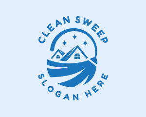 Home Cleaning Broom logo