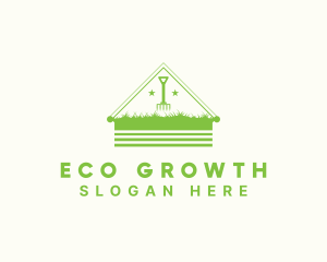 Greenhouse Plant Rake  logo design