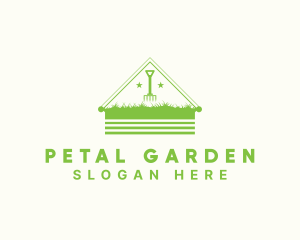 Greenhouse Plant Rake  logo design