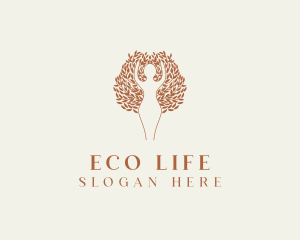 Organic Nature Beauty Spa logo design