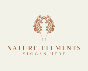 Organic Nature Beauty Spa logo design