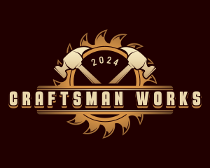 Tradesman Carpentry Hammer logo