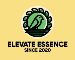 Green Bird Nest logo