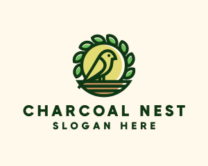 Green Bird Nest logo