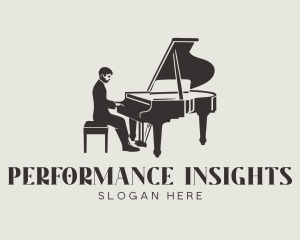 Pianist Music Performer  logo