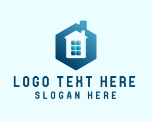Hexagon House Architecture Logo