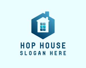 Hexagon House Architecture logo design