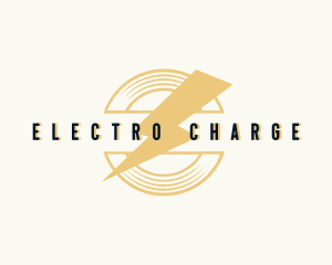 Electric Lightning Power logo design