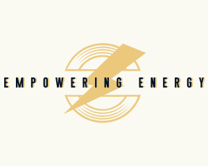 Electric Lightning Power logo design