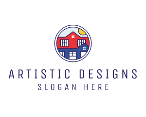 Home Neighborhood Property logo design