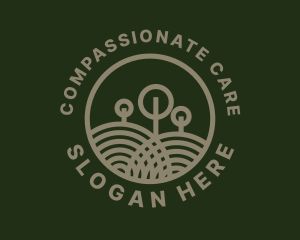 Trees Eco Lawn Care logo design