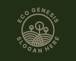 Trees Eco Lawn Care logo design