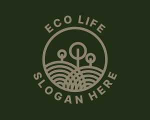 Trees Eco Lawn Care logo design