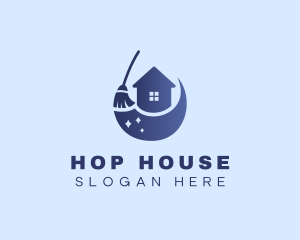 House Sweep Housekeeping logo design