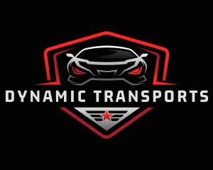 Transport Race Car  logo design