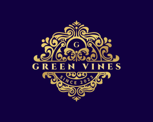 Decorative Royal Vine logo design