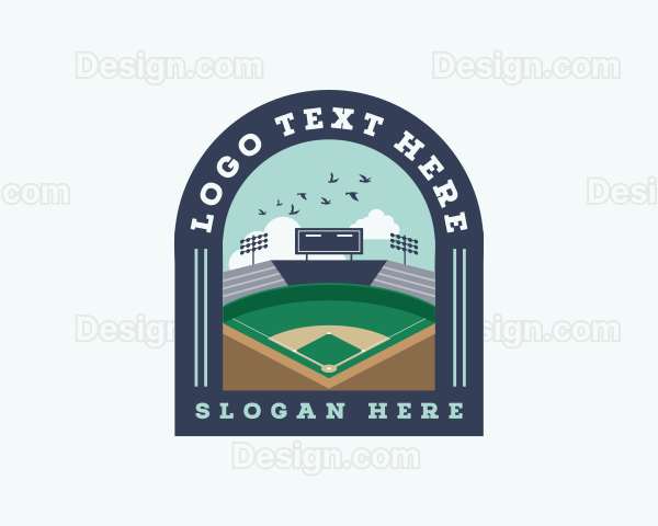 Sports Baseball Field Logo