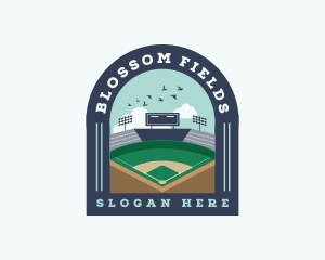 Sports Baseball Field logo design