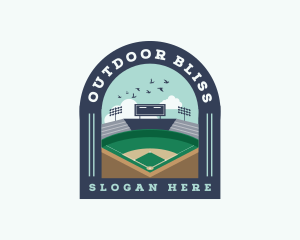 Sports Baseball Field logo design