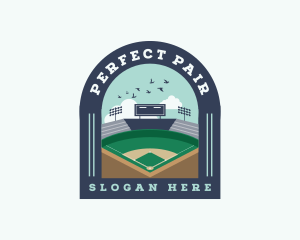 Sports Baseball Field logo design