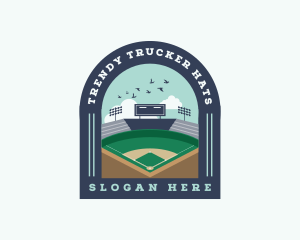 Sports Baseball Field logo design