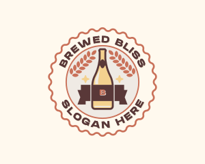 Beer Bottle Brewery logo design