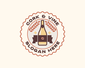 Beer Bottle Brewery logo design