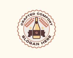 Beer Bottle Brewery logo design