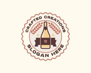 Beer Bottle Brewery logo design