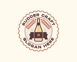 Beer Bottle Brewery logo design